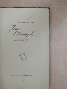 Romain Rolland - Jean Christophe gyermekévei [antikvár]