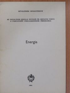 Zátonyi Sándor - Energia [antikvár]