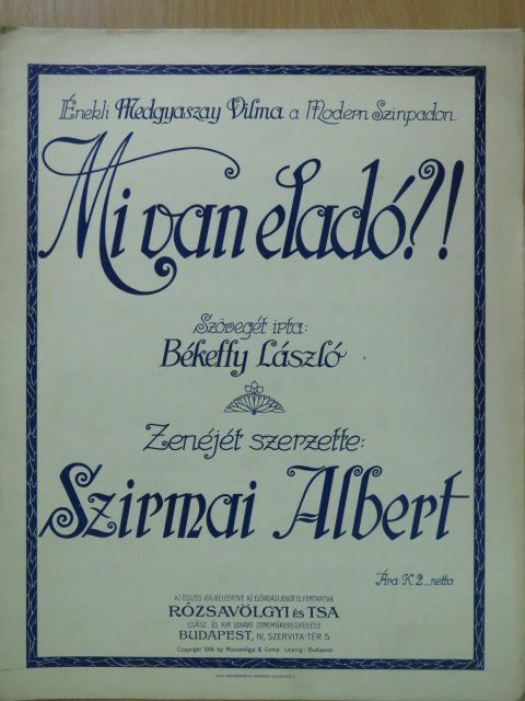 Békeffy László - Mi van eladó?! [antikvár]