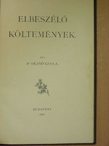 Dr. Dezső Gyula - Elbeszélő költemények [antikvár]