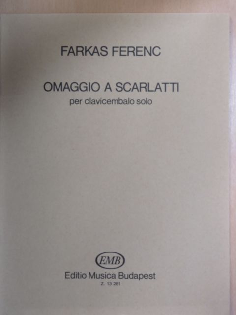 Farkas Ferenc - Omaggio a Scarlatti [antikvár]