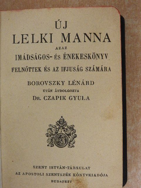 Borovszky Lénárd - Új lelki manna [antikvár]
