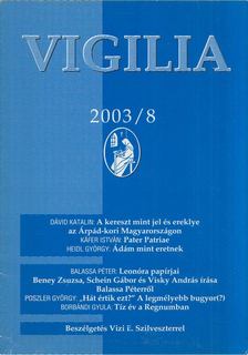 Lukács László - Vigilia 2003/8 [antikvár]