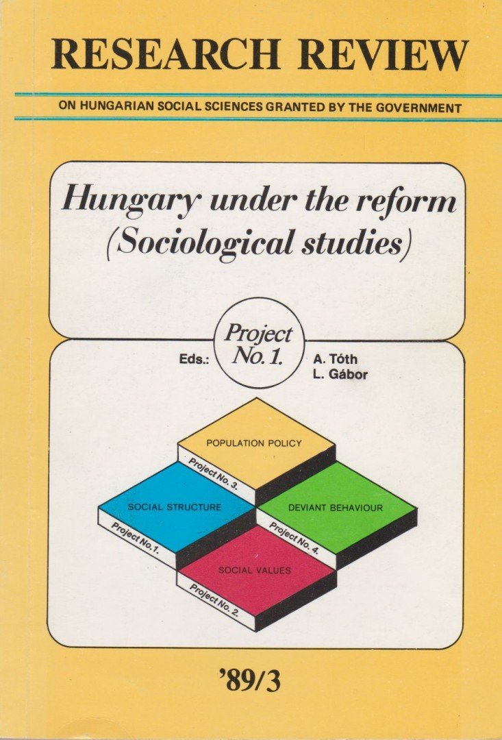Tóth András, Gábor László - Research Review '89/3. [antikvár]