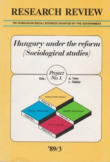 Tóth András, Gábor László - Research Review '89/3. [antikvár]