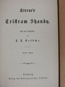 Laurence Sterne - Sterne's Tristram Shandy I-II. (gótbetűs) [antikvár]