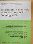 Alessandro Arbo - International Review of the Aesthetics and Sociology of Music - June 2014 [antikvár]
