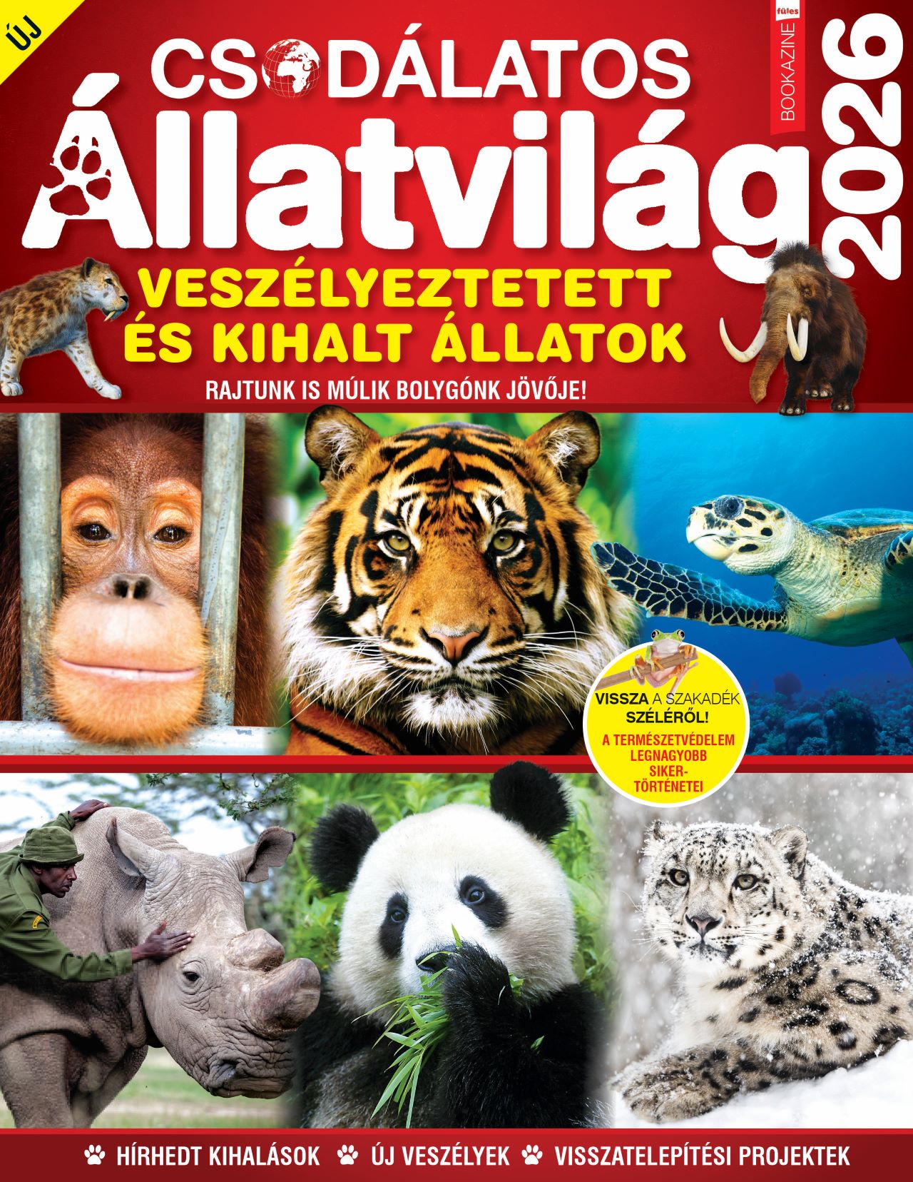 Brezvai Edit[szerk.] - Füles Bookazine - Csodálatos állatvilág - veszélyeztetett fajok