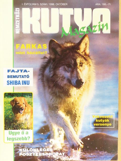 Claudia Noé - Nemzetközi Kutya Magazin 1996. október [antikvár]
