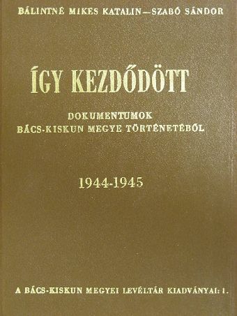 Így kezdődött [antikvár]