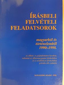 Írásbeli felvételi feladatsorok [antikvár]