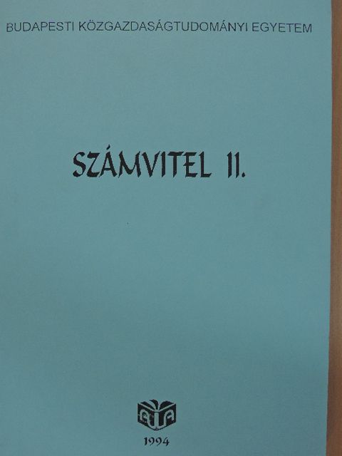 Dr. Bába Ágnes - Számvitel II. [antikvár]
