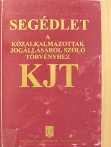 Segédlet a közalkalmazottak jogállásáról szóló törvényhez [antikvár]