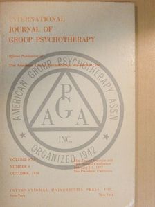Ph.D. Louis A. Moffett - International Journal of Group Psychotherapy October 1976 [antikvár]