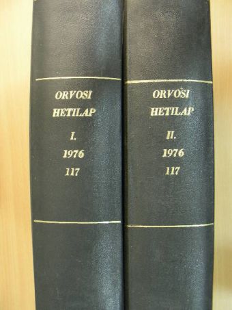 Dr. Ecker Ágnes - Orvosi Hetilap 1976. január-december I-II. [antikvár]