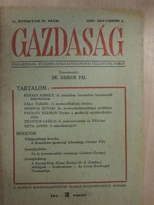 Facsady Kálmán - Gazdaság 1947. november 1. [antikvár]
