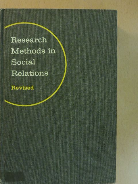 Claire Selltiz - Research methods in social relations [antikvár]
