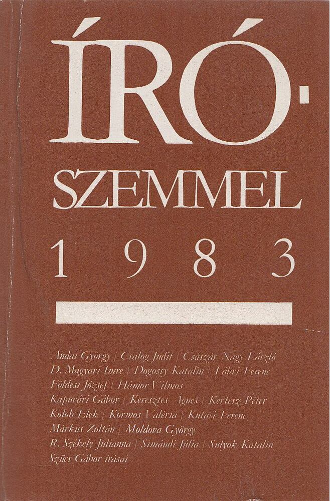 Ratzky Rita - Írószemmel 1983 [antikvár]