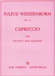 WEISSENBORN, JULIUS - CAPRICCIO OP.14 FÜR FAGOTT UND KLAVIER
