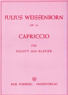 WEISSENBORN, JULIUS - CAPRICCIO OP.14 FÜR FAGOTT UND KLAVIER