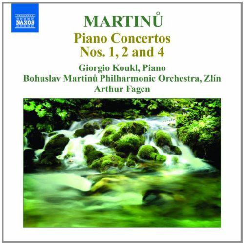MARTINU - PIANO CONCERTOS NO.1,2,4 CD ARTHUR FAGEN, KOUKL, MARTINÚ PHILHARMONIC ZLÍN