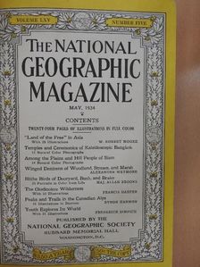 Alexander Wetmore - The National Geographic Magazine 1934 (vegyes számok) (4 db) [antikvár]