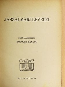 Jászai Mari - Jászai Mari levelei [antikvár]