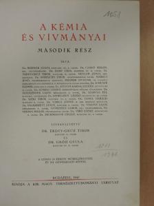 Dr. Buzágh Aladár - A kémia és vívmányai II. (töredék) [antikvár]