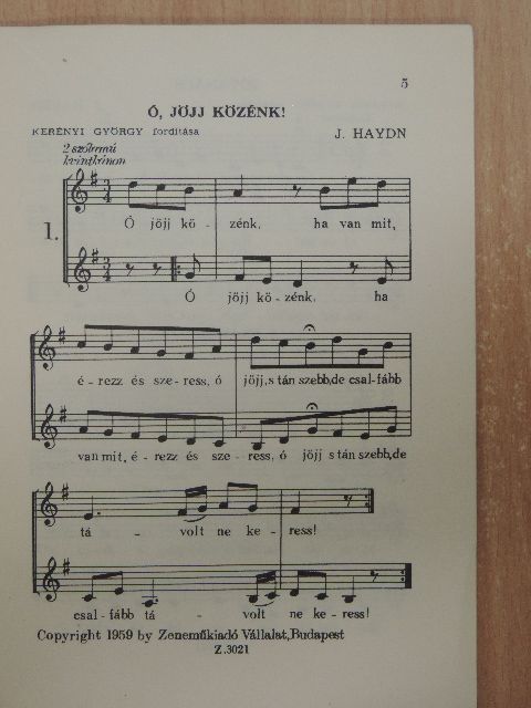 Haydn - Kánonok [antikvár]
