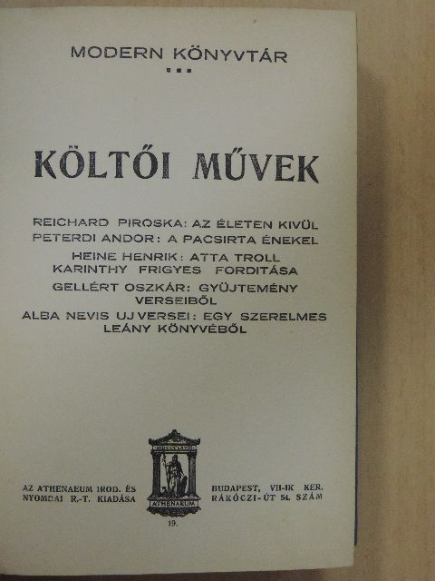 Alba Nevis - Költői művek II. [antikvár]