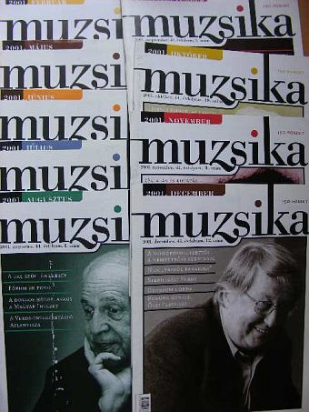 Muzsika 2001. (nem teljes évfolyam) [antikvár]