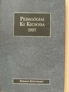 Pedagógiai Ki Kicsoda 1997 [antikvár]