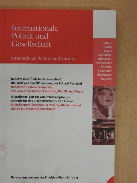 Grzegorz Gromadzki - Internationale Politik und Gesellschaft 3/2011 [antikvár]