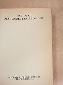 Theodor Fontane - Ausgewählte Erzählungen [antikvár]