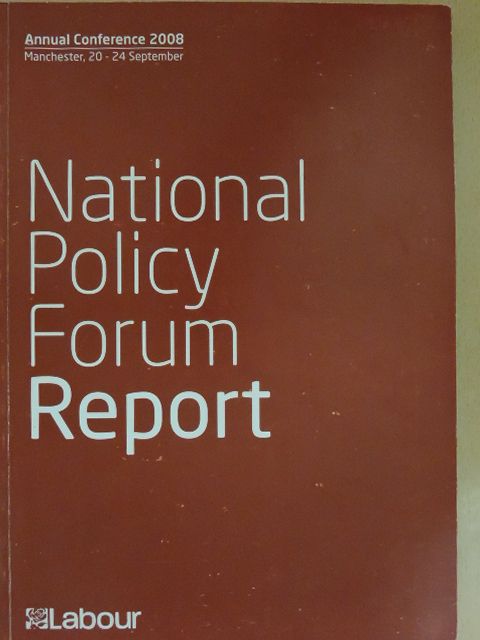 National Policy Forum Report [antikvár]