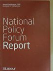 National Policy Forum Report [antikvár]