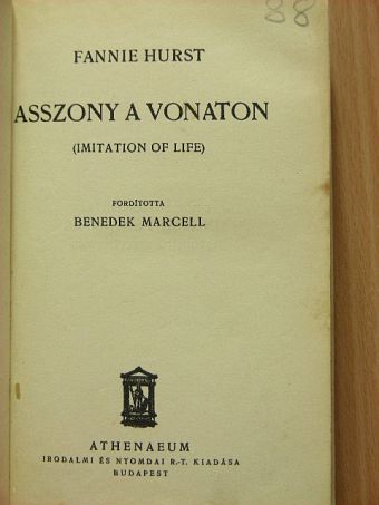 Fannie Hurst - Asszony a vonaton [antikvár]