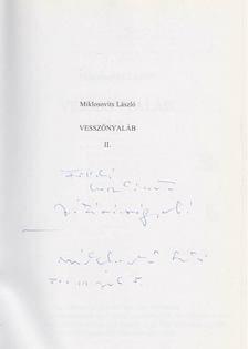 Miklosovits László - Vesszőnyaláb II. (dedikált) [antikvár]