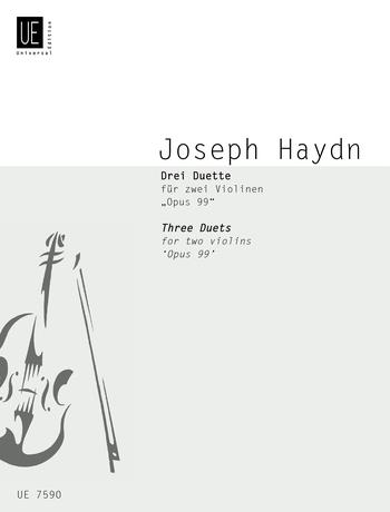HAYDN JOSEPH - DREI DUETTE FÜR ZWEI VIOLINEN OP.99 REVIDIERT VON MAX ADLER