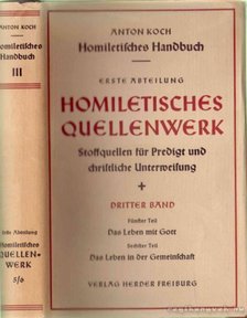Koch, Anton - Homiletisches quellenwerk [antikvár]