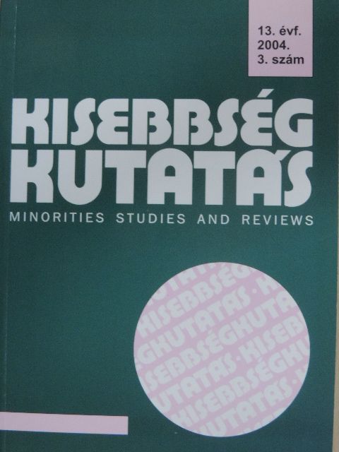 A. Gergely András - Kisebbségkutatás 2004/3. [antikvár]