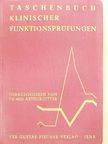Arthur Gitter - Taschenbuch Klinischer Funktionsprüfungen [antikvár]