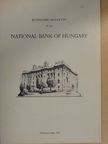 Dr. Erdős K. - Economic Bulletin of the National Bank of Hungary [antikvár]