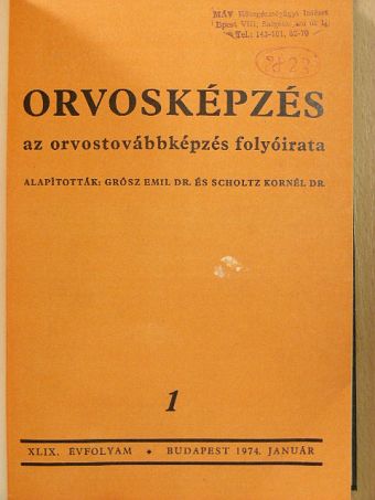 Dr. Bajtai Gábor - Orvosképzés 1974. január-december/Somogyi Orvosnapok 1972. Supplementum [antikvár]