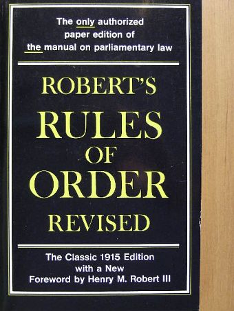Henry M. Robert - Robert's Rules of Order Revised [antikvár]