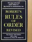 Henry M. Robert - Robert's Rules of Order Revised [antikvár]