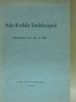 Bárdos Lajos - Ady-Kodály Emléknapok [antikvár]