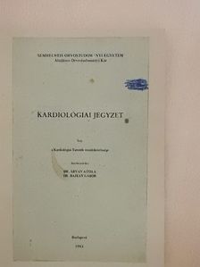 Dr. Cserhalmi Lívia - Kardiológiai jegyzet [antikvár]