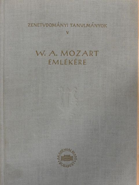 Bárdos Lajos - W. A. Mozart emlékére [antikvár]