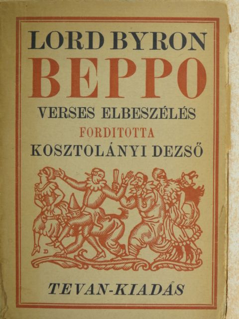 Lord Byron - Beppo (Dr. Castiglione László könyvtárából) [antikvár]